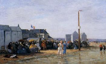尤金 佈丹 Trouville, Bathing Hour 尤金 佈丹 Trouville, Bathing Hour